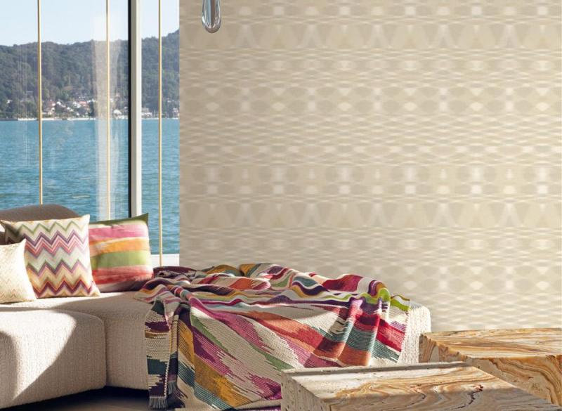 Коллекция Missoni Home Wallcoverings 04, дизайн Sunrise Flame